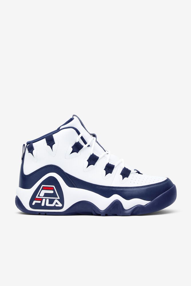 Fila Grant Hill 1 White Sneakers Mens - NZ 76491-JKUA